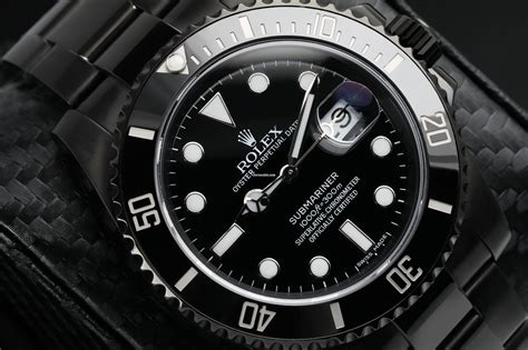 black on black submariner rolex|black Rolex Submariner for sale.